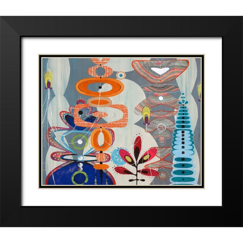 Wonka World Black Modern Wood Framed Art Print with Double Matting by Edmunds, Sydney