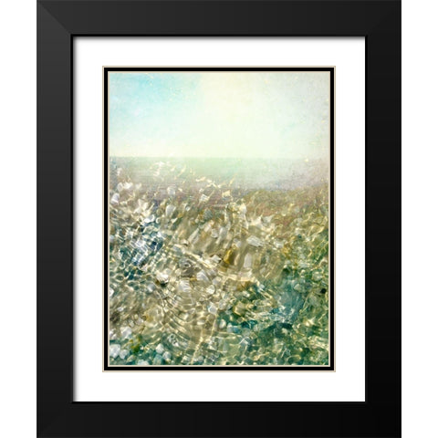 Ocean Dream I Black Modern Wood Framed Art Print with Double Matting by Ilosky, Pam