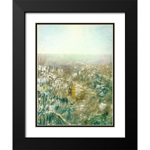 Ocean Dream II Black Modern Wood Framed Art Print with Double Matting by Ilosky, Pam