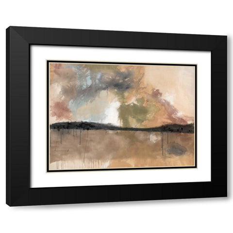 Ambient Landscape II Black Modern Wood Framed Art Print with Double Matting by Jasper, Sisa