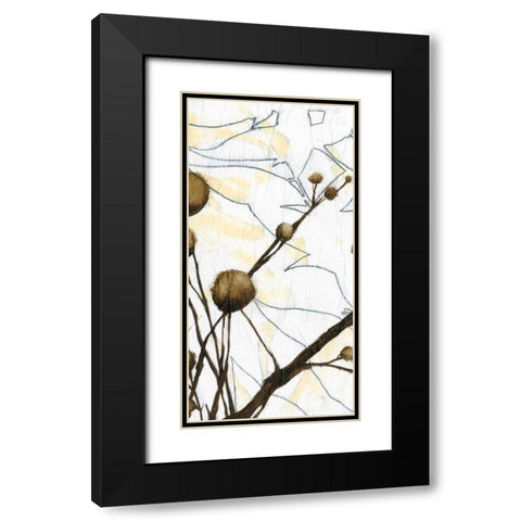 Willow Blooms I Black Modern Wood Framed Art Print with Double Matting by Goldberger, Jennifer