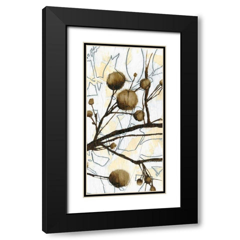 Willow Blooms II Black Modern Wood Framed Art Print with Double Matting by Goldberger, Jennifer