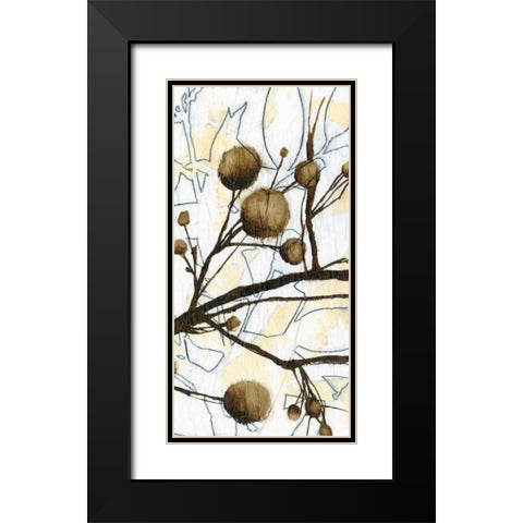 Willow Blooms II Black Modern Wood Framed Art Print with Double Matting by Goldberger, Jennifer