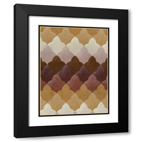 Plum Orchard I Black Modern Wood Framed Art Print with Double Matting by Zarris, Chariklia