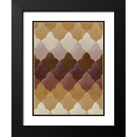 Plum Orchard I Black Modern Wood Framed Art Print with Double Matting by Zarris, Chariklia