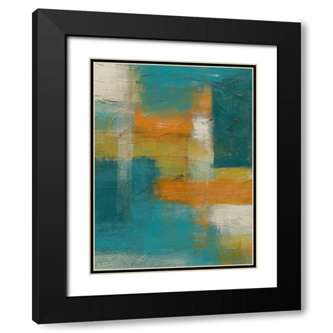 Blues Before Dawn I Black Modern Wood Framed Art Print with Double Matting by Vess, June Erica