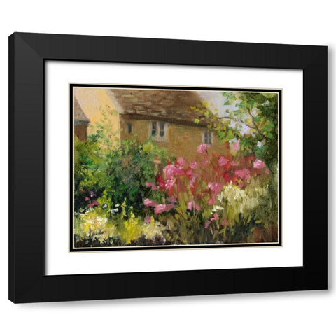 Cotswold Cottage IV Black Modern Wood Framed Art Print with Double Matting by Weber, Mary Jean