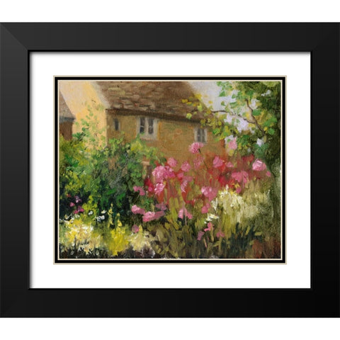 Cotswold Cottage IV Black Modern Wood Framed Art Print with Double Matting by Weber, Mary Jean