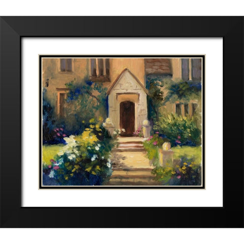 Cotswold Cottage VII Black Modern Wood Framed Art Print with Double Matting by Weber, Mary Jean