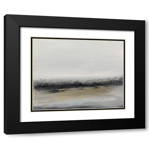 Mist I Black Modern Wood Framed Art Print with Double Matting by Gordon, Sharon