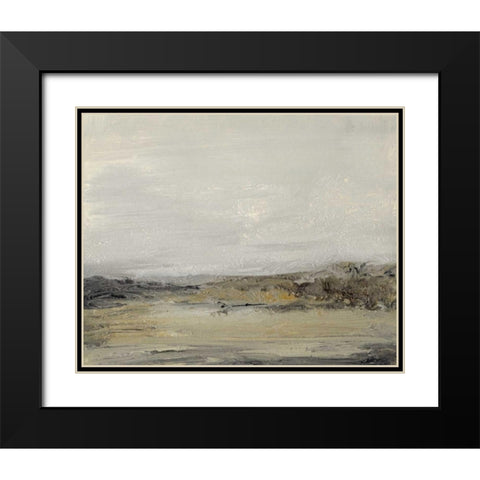 Mist II Black Modern Wood Framed Art Print with Double Matting by Gordon, Sharon