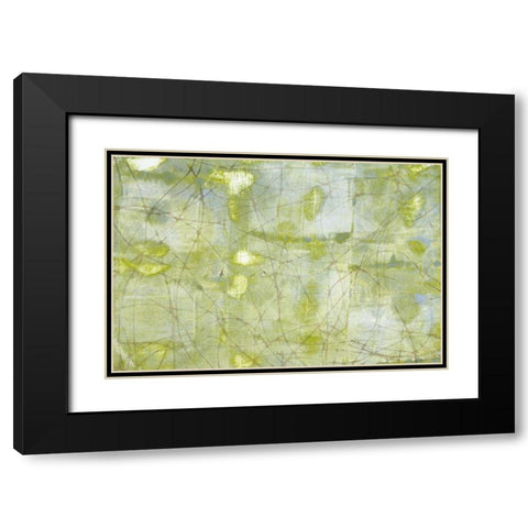 String Theory I Black Modern Wood Framed Art Print with Double Matting by Goldberger, Jennifer