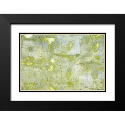 String Theory I Black Modern Wood Framed Art Print with Double Matting by Goldberger, Jennifer