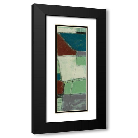 Deconstructed III Black Modern Wood Framed Art Print with Double Matting by Goldberger, Jennifer