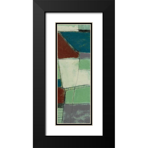 Deconstructed III Black Modern Wood Framed Art Print with Double Matting by Goldberger, Jennifer