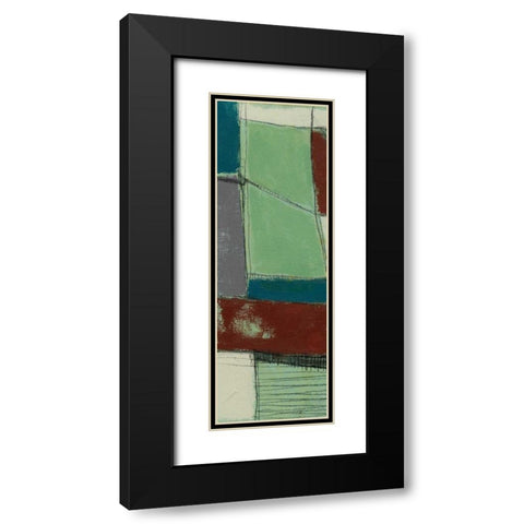 Deconstructed IV Black Modern Wood Framed Art Print with Double Matting by Goldberger, Jennifer