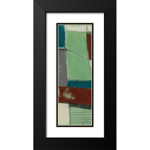 Deconstructed IV Black Modern Wood Framed Art Print with Double Matting by Goldberger, Jennifer