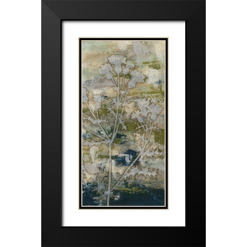 Gossamer Blooms I Black Modern Wood Framed Art Print with Double Matting by Meagher, Megan