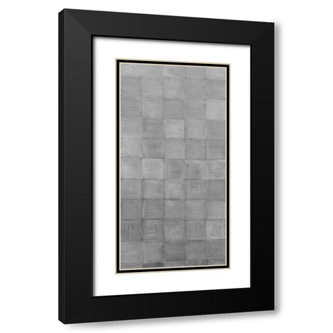 Non-Embellished Grey Scale I Black Modern Wood Framed Art Print with Double Matting by Stramel, Renee W.