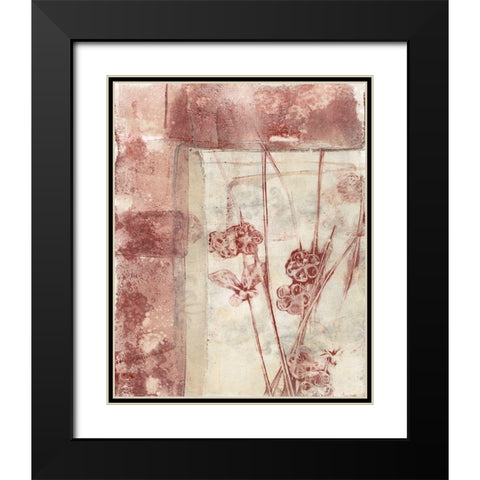 Framed Blossoms I Black Modern Wood Framed Art Print with Double Matting by Goldberger, Jennifer