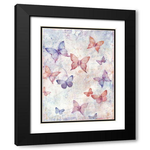 In Flight I Black Modern Wood Framed Art Print with Double Matting by OToole, Tim