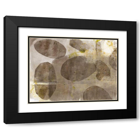 River Rock II Black Modern Wood Framed Art Print with Double Matting by Goldberger, Jennifer