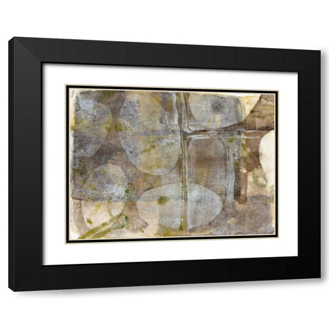 River Rock III Black Modern Wood Framed Art Print with Double Matting by Goldberger, Jennifer