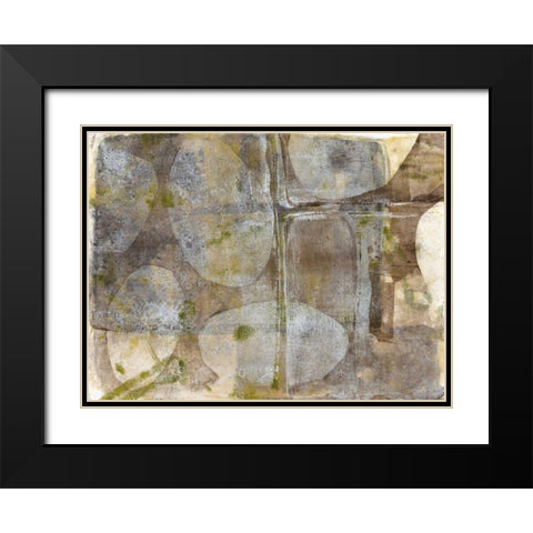 River Rock III Black Modern Wood Framed Art Print with Double Matting by Goldberger, Jennifer