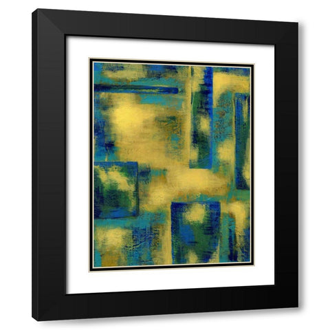 Unconditional II Black Modern Wood Framed Art Print with Double Matting by Stramel, Renee W.