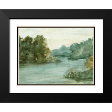 Watercolour Sketchbook I Black Modern Wood Framed Art Print with Double Matting by Harper, Ethan