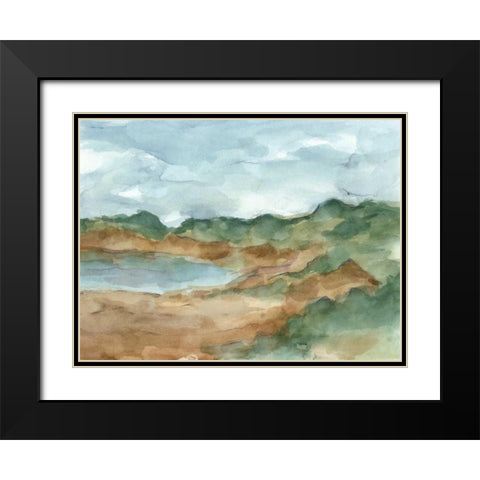 Watercolour Sketchbook VIII Black Modern Wood Framed Art Print with Double Matting by Harper, Ethan