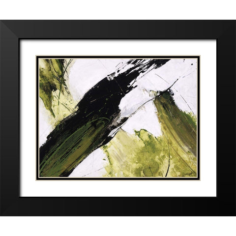 Score Black Modern Wood Framed Art Print with Double Matting by Schicker, Joshua