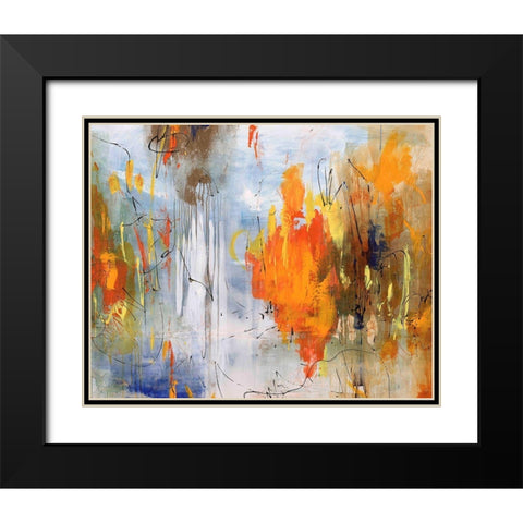Sundowners Black Modern Wood Framed Art Print with Double Matting by Schicker, Joshua