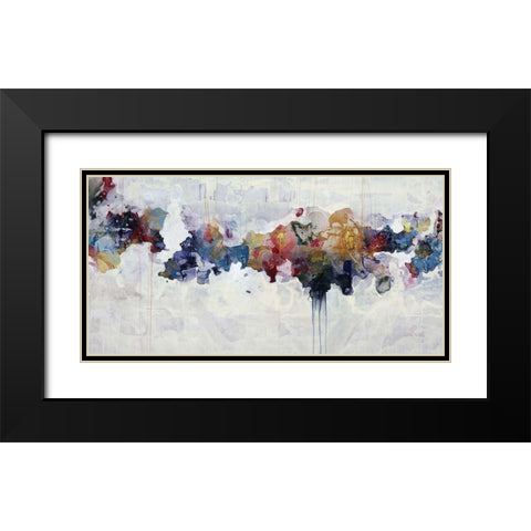 Odd Water Black Modern Wood Framed Art Print with Double Matting by Taylor, Kari