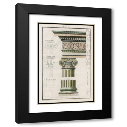 The Iconic Order Black Modern Wood Framed Art Print with Double Matting by Richardson