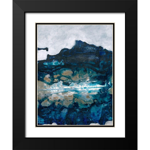 Cooling Pool III Black Modern Wood Framed Art Print with Double Matting by Taylor, Kari