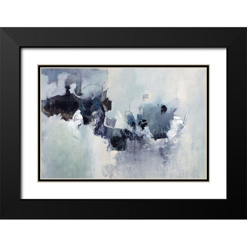 Limmerick Breeze Black Modern Wood Framed Art Print with Double Matting by Taylor, Kari