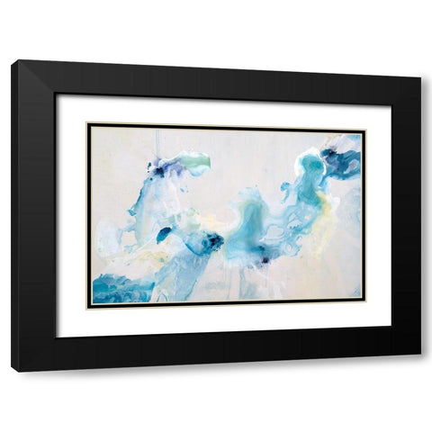 Gentle Breeze Black Modern Wood Framed Art Print with Double Matting by Taylor, Kari