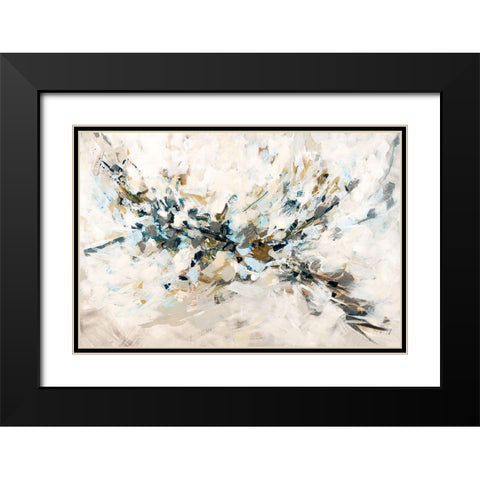 Rising Falcon Black Modern Wood Framed Art Print with Double Matting by Taylor, Kari