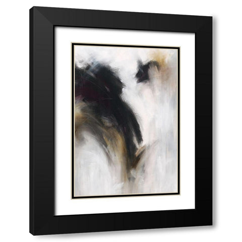 Neutral Sway Black Modern Wood Framed Art Print with Double Matting by Drotar, Rikki