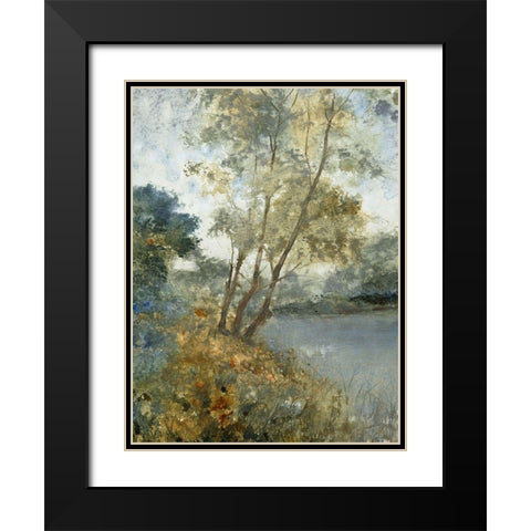 Custom Ethereal Waters I (ASH) Black Modern Wood Framed Art Print with Double Matting by OToole, Tim