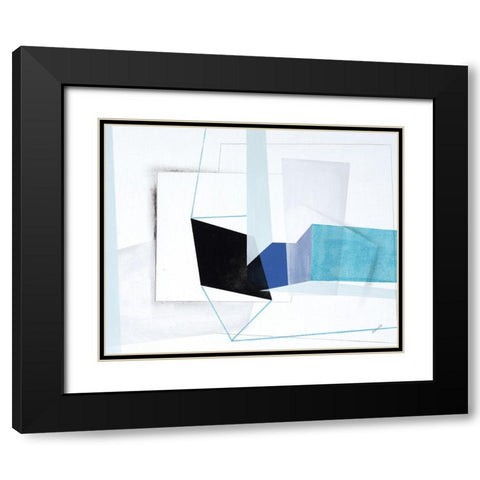 Mixtape I Black Modern Wood Framed Art Print with Double Matting by Edmunds, Sydney