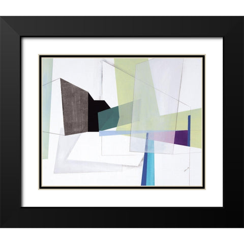 Mixtape IV Black Modern Wood Framed Art Print with Double Matting by Edmunds, Sydney