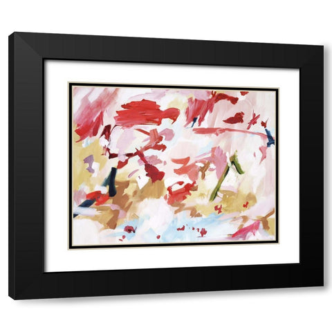 Pixies Breath Black Modern Wood Framed Art Print with Double Matting by Schicker, Joshua