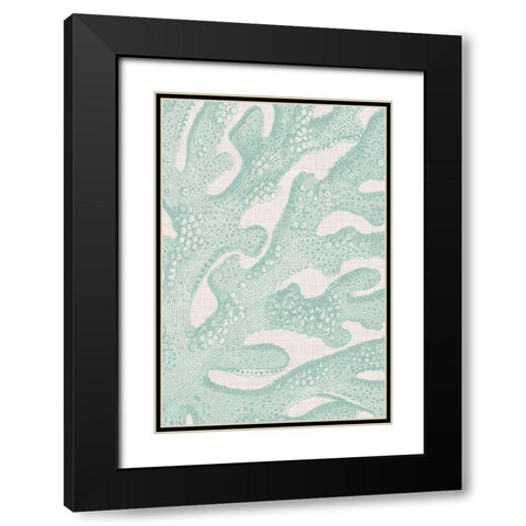 Coastal Christmas Collection F Black Modern Wood Framed Art Print with Double Matting by Vision Studio
