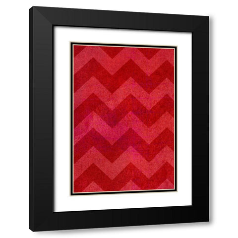 DIY Love Collection D Black Modern Wood Framed Art Print with Double Matting by Vision Studio