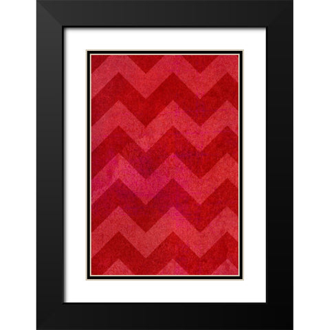 DIY Love Collection D Black Modern Wood Framed Art Print with Double Matting by Vision Studio