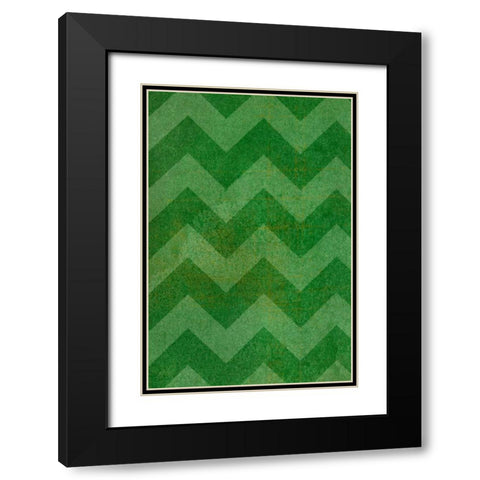 St. Pattys Collection D Black Modern Wood Framed Art Print with Double Matting by Vision Studio