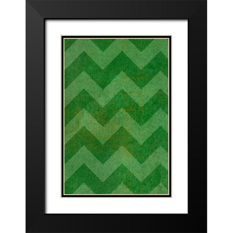 St. Pattys Collection D Black Modern Wood Framed Art Print with Double Matting by Vision Studio