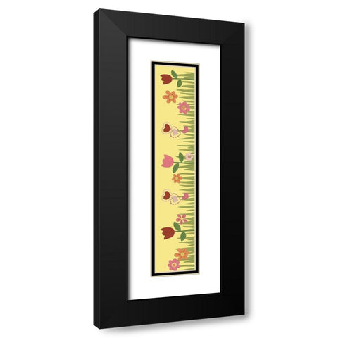 Easter Sweeties Collection D Black Modern Wood Framed Art Print with Double Matting by Vess, June Erica